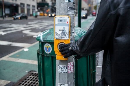 Accessible Pedestrian Signals help blind and visually impaired pedestrians cross city streets
